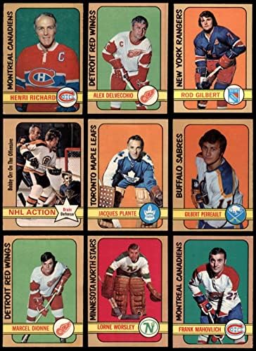1972-73 O-Pee-Chee Hockey מספר נמוך כמעט סט שלם EX+