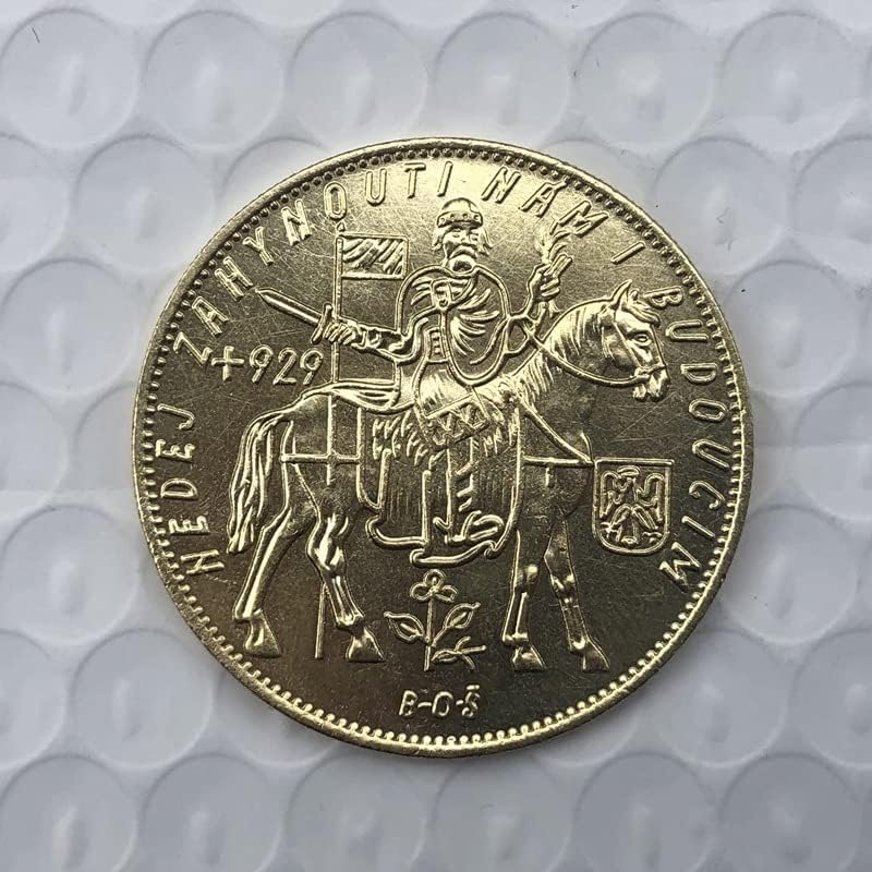 1933 מטבעות צ'כוסלובקיה נחושת עשו מטבעות זיכרון זרות מטבעות עתיקות מטבעות
