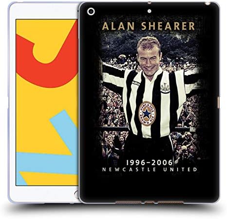עיצובים לתיק ראש מורשים רשמית ניוקאסל יונייטד FC NUFC Alan Shearer Retro Collection Collection Case Jel תואם ל-
