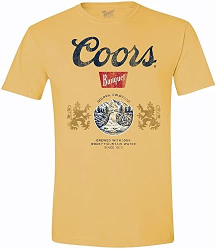 חולצת טריקו מוזהב של Coors