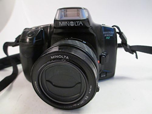 מינולטה מקססום 330 רז ' י 35 מ מ מצלמת קולנוע עם עדשה לבנות פלאש