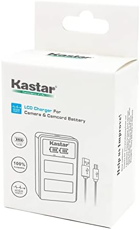 Kastar 1-Pack VW-VBG070 סוללה ו- LED2 מטען USB תואם ל- PANASONI מצלמת D51