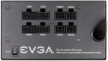 חבילת כוח EVGA שחור שחור GQ