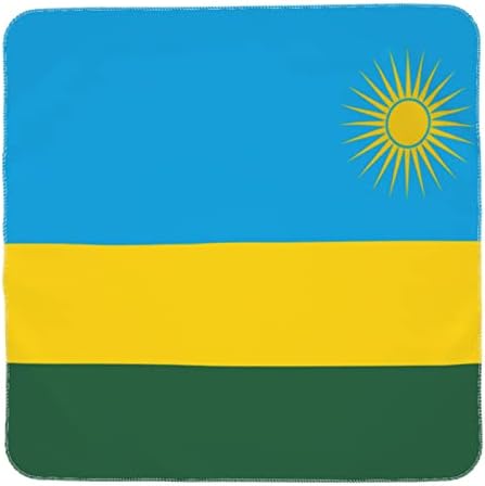 דגל שמיכת תינוק רואנדה מקבלת שמיכה לעטיפת כיסוי חוט -יילוד של תינוקות