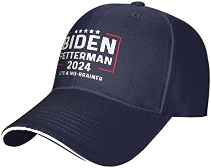 Hat Biden Fetterman 2024 זה לא מכסה בייסבול כובע בייסבול מכסה וינטג '