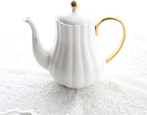 קוטדיק קומקום לבן פנום פן קרמיקה סיר קפה תה פרח תה אחר הצהריים קומקום מתה מטבח סלון ערכת תה ציוד