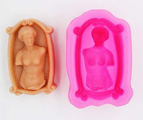 תבניות סבון של לונגזאנג, ונוס מלאכה אמנות סיליקון סבון סבון עובש מלאכה