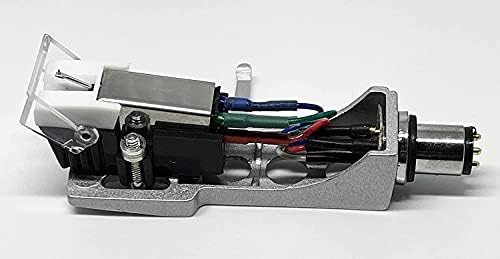 Headshell Mount + Stylus & Cartridge עבור Sansui SR4040, SR4050, SR B200, כסף