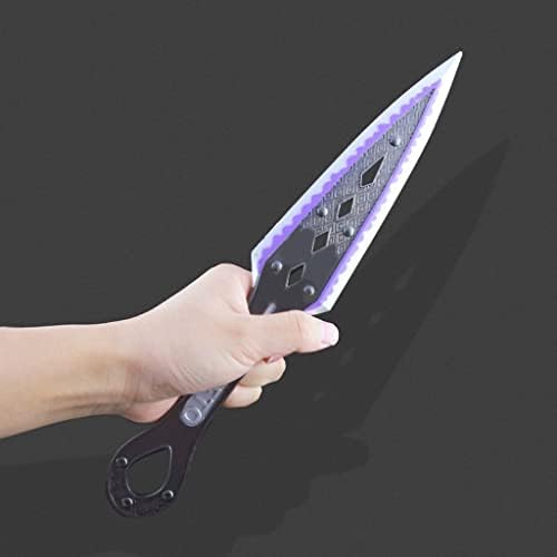אגדות Qidudz Apex Wraith פגיון קוני סכין סכין מתכת יורש נשק דגם דגם דמות לילדים מתנה, רב צבעונית