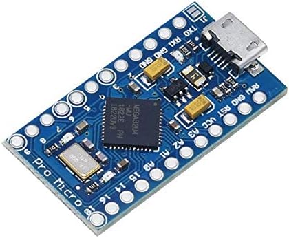 Treedix Atmega32U4 5V/16MHz Microcontroller מודול עם כותרת PIN תואמת ל- Arduino Pro Micro Mini Peojects