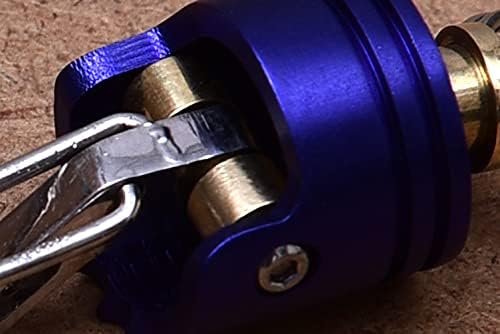 רפידות כוח אחיזה Kylink ייחודי Carabiner מחזיק מפתחות מודרני מארגן מפתח טבעת מפתח אביזר מסתובב קפיץ קפיץ