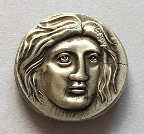 אתגר מטבעות מטבעות יוונים העתק גודל לא סדיר לקולקציית מטבעות עיצוב משרדים בחדר הבית