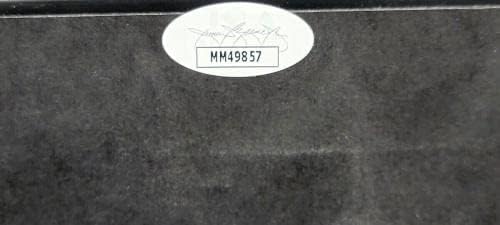 ג'וני יוניטס חתום על חתימה עם חתימה ממוסגרת Jumbo Topps Card