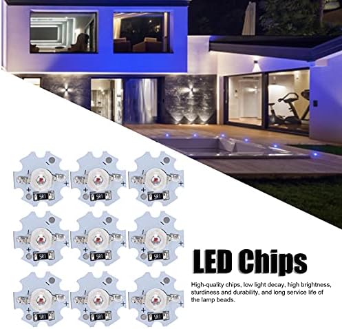 Hyuduo 25 pcs חרוזי LED LED, 200lM 3W 5V High Power Chip, LED LED LED SMD ChIP נורה עבור גופי תאורה DIY