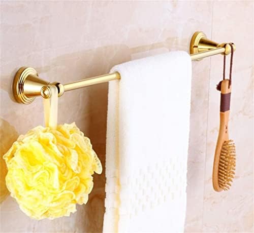 אמבטיה זהב מגבת מתלה אירופאי סגנון כל נחושת אמבטיה אחת מוט אמבטיה מגבת מתלה מגבת בר ציור תהליך מגדל קולב/60 סמ