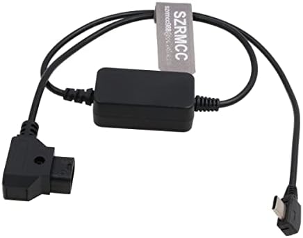SZRMCC USB C Type-C מוסדר 5V ל- D-TAP V כבל חשמל הר-הרך זהב למכשירי קול MIX PRE II ממיר SDI Blackmagic