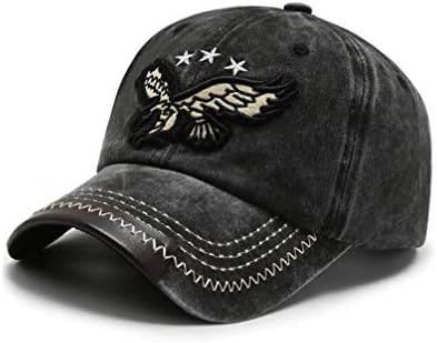 Xibeitrade Vintage Eagle כותנה כובע בייסבול נשים גברים