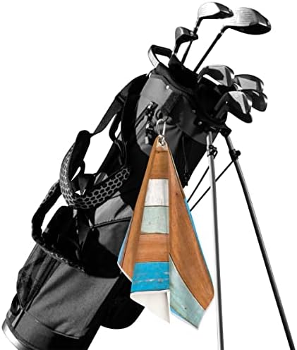 פרדיק עץ רב צבע מרקם גולף מגבת עבור גולף שקיות עם קליפ עבור גברים & מגבר; נשים גולף אביזרי מצחיק גולף מתנות עבור שחקני