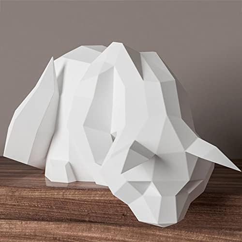 WLL-DP חתול מביט למטה גביע נייר DIY חידה קריאייטיב אוריגמי תלת מימד מודל נייר גיאומטרי פסל קישוט קישוט לקישוט קישוטי