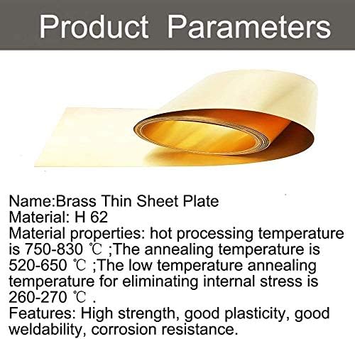 ליצור עיצוב פליז צלחת פליז רדיד גיליון נחושת להקת חגורת עור מתכת עבודה תעשייתי חומרים ח62 קו 0. 3 ממיקס1מ,0. 3 ממיקס20