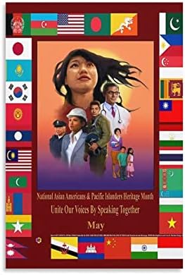 Tomart Asian American American and Pacific Endy Ender Meeritage Poster Poster Positers Positions and Prints תמונות אמנות