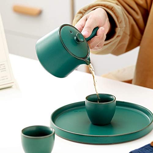 JYDQM סט תה מודרני סט שתי כוסות סיר אחד סיר אחד פשוט מרפסת תה להכנת תה יצרנית תה