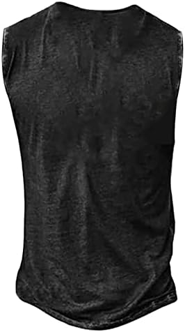 כפתור הנלי גדול בסקסיגול חולצות גברים 2023 גופיות ללא שרוולים בכושר רגיל