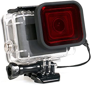 מצלמת Dagijird מסנן עדשות אדומות כיסוי מגן על גלילה מתחת למים החלפת מארז לדיור לגיבור GoPro 5 6 מצלמה