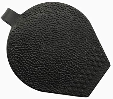 JCBIZ 6 יחידות 22 מ 'מנעול דלת שחורה כיסוי אבק גומי כובעים אטומים למים מונעים אבק, שפר את חיי הפלסטיק של חיי