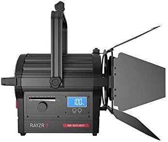 Rayzr 7 7 200 אור יום LED LED FRESNEL LED LED אור וידאו לסטודיו, YouTube, צילומי מוצר, צילום וידאו, אור ה- RGBWW הקומפקטי