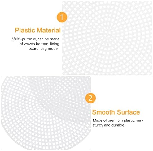 10 יחידות פלסטיק רקמה בד עבור חוט קוצו לסרוג סרוגה פרויקטים 14.7 * 14.7 סנטימטר