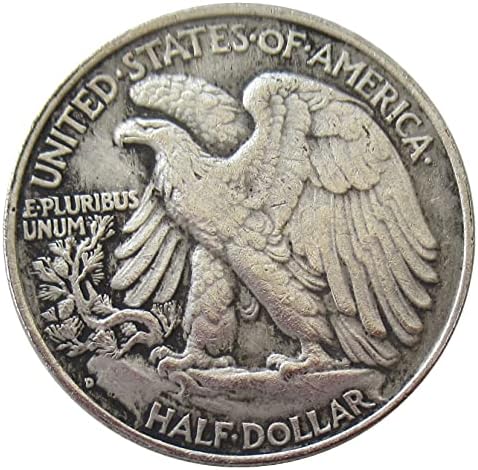 חצי הדולר האמריקני חופש הליכה 1921 מטבע זיכרון מצופה מכסף מטבע זיכרון