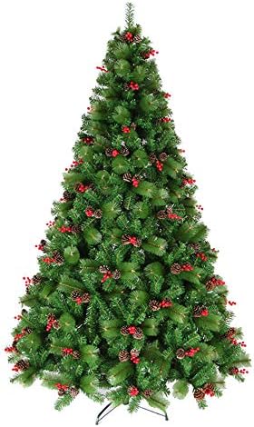 עץ חג מולד מלאכותי של 5ft, עץ חג המולד לא מוארת אשוחית צירים עץ אורן חרדה חג המולד עם סטנד, פנים וחוץ-ירוק 5ft 5ft