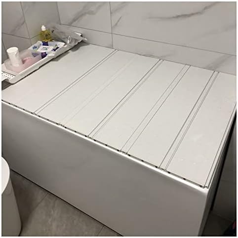 עובי 1.2 סמ כיסוי אמבטיה PVC, לוח בידוד אטום אבק לספא אמבטיות חלב, מתקלל מכסה אמבטיה מתקפל מתלה אמבטיה, הנושא