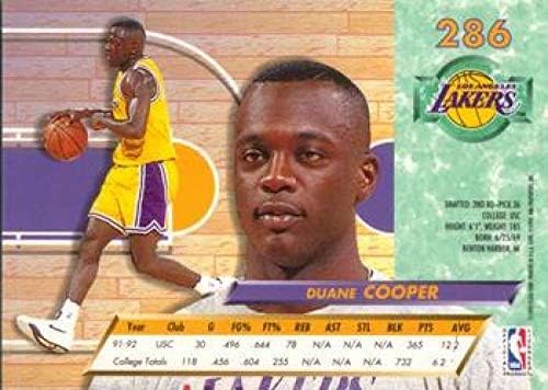1992-93 Ultra 286 Duane Cooper RC