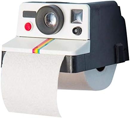 מחזיקי נייר טואלט של מצלמה רטרו מתנה לשירותים דקו קופסת רקמות
