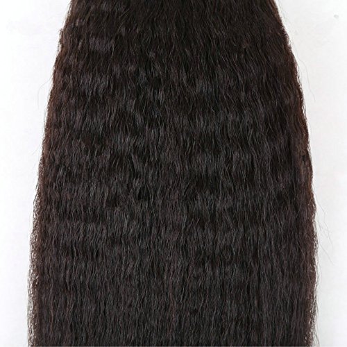 יאנט שיער 7 כיתה שיער ברזילאי לא מעובד שיער קינקי ישר שיער טבעי לארוג 3 חבילות 26 סנטימטרים טבעי שחור צבע חבילה של 3
