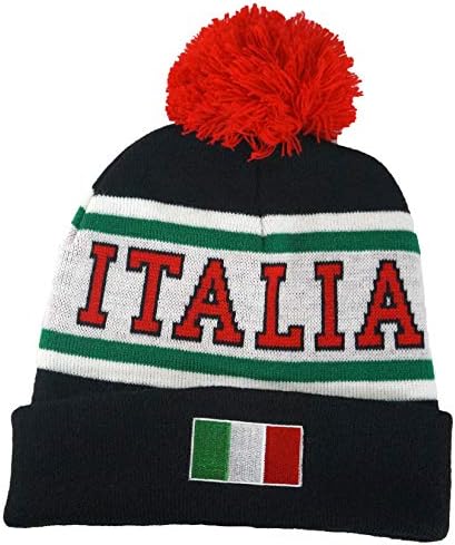 איטליה לסרוג סקי כובע - צבעוני איטלקי כובע-איטליה אוסף של איטלקי גאווה מוצרים ב פסילובאיטליה