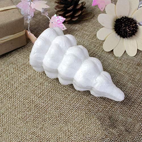 Abofan 10 pcs Diy Craft White Foam 3D עץ חג המולד Styrofoam צורת קלקר