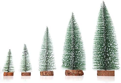 עץ חג המולד של Pretyzoom Mini עם עץ עץ מלאכותי עץ אורן לחג המולד לירידות שולחן חג המולד 10 סמ