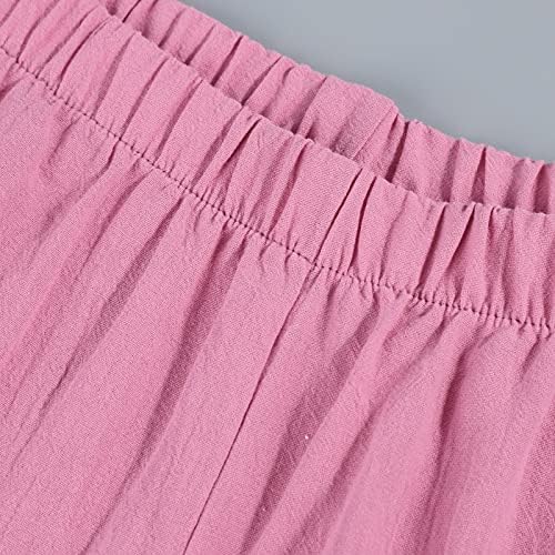 מכנסי פשתן של קינגטובאג לנשים מכנסיים כותנה כותנה קז'ון נשים נשים מכנסיים