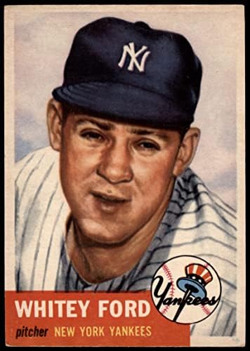 1953 Topps 207 Whitey Ford New York Yankees VG/Ex Yankees