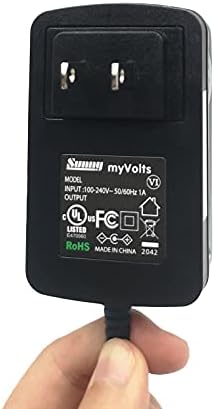 Myvolts 9V מתאם אספקת חשמל תואם/החלפה לפיליפס PET940/98 נגן DVD - ארהב תקע