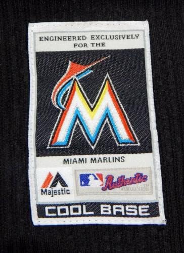 2014-16 מיאמי מרלינס Gonzalez 26 משחק נעשה שימוש ב Black Jersey St BP 48 DP18459 - משחק משומש גופיות MLB