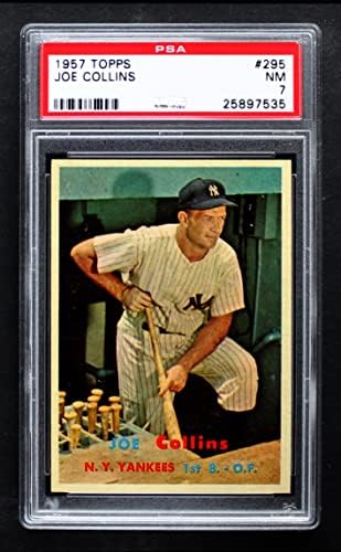1957 Topps 295 Joe Collins New York Yankees PSA PSA 7.00 Yankees
