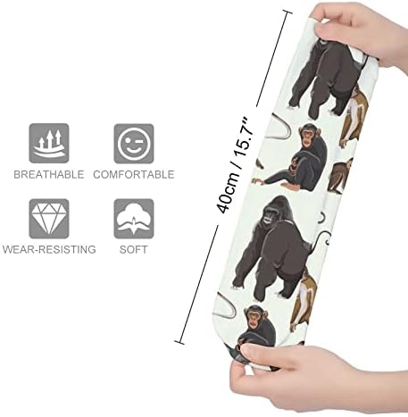 סוגים שונים של קופים עבה גרבי חידוש מצחיק הדפסת גרפי מזדמן חם אמצע צינור גרביים לחורף