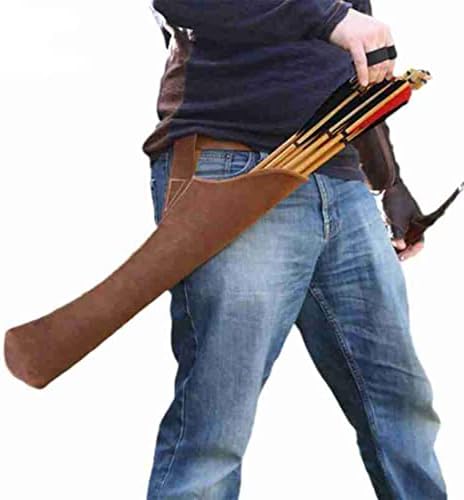 חגורת המותניים עור וינטג 'מימי הביניים גוג' תיגר מחזיק לרטוט חץ וקשת קשת ירי ציד סטימפאנק לרטוט לקוספליי אקססורי,