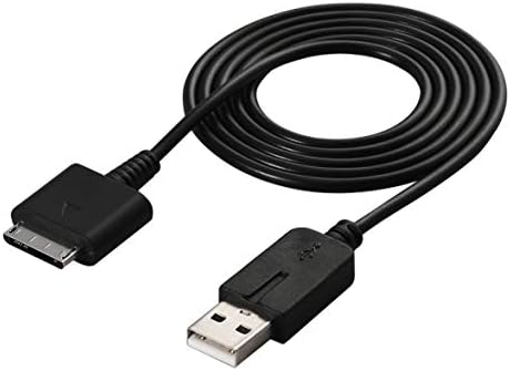 Sylvialuca 2 ב 1 כבל טעינה נתונים USB עבור PSP Go USB מטען כבלים העברת נתונים העברת כבל טעינה קו PSPGO שחור
