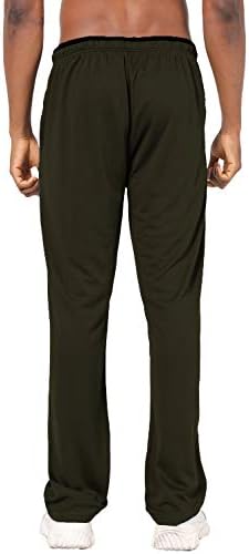 מכנסי טרנינג קלים של ניקו גברים עם כיסים מכנסיים אתלטים ברשת פתוחה לריצה