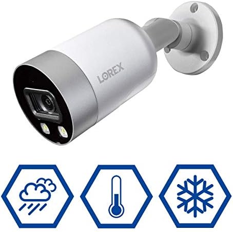 מערכת מצלמות אבטחה Lorex 4K, 16 ערוצים 3TB NVR עם 9 מצלמות כדורי IP POE מקורה/חוטית IP עם הרתעה פעילה, איתור תנועה